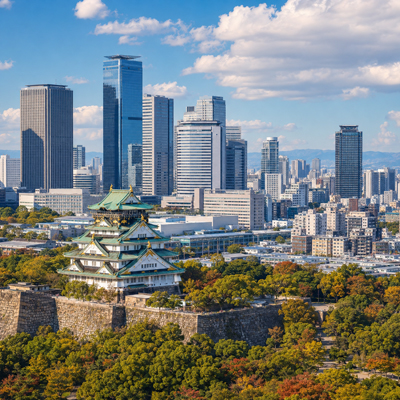 AI vision of Osaka